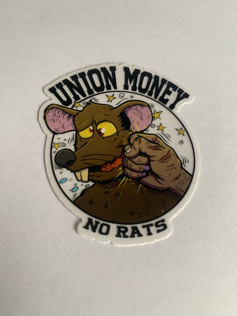 Detail Union Stickers No Rats Nomer 36