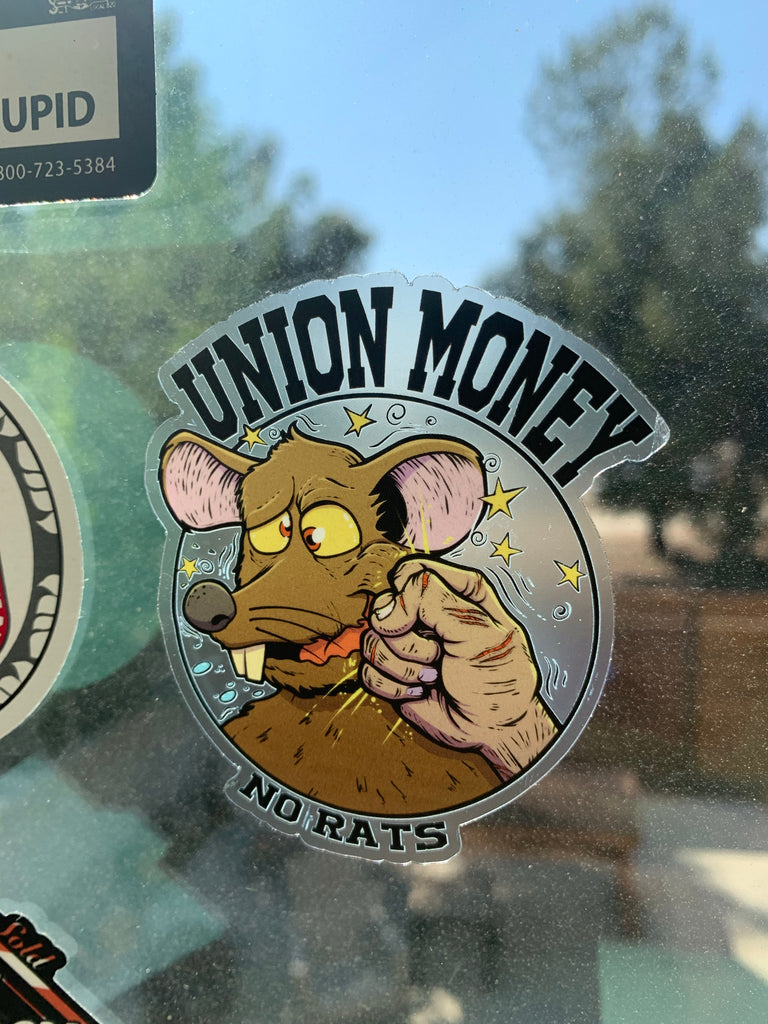 Detail Union Stickers No Rats Nomer 43