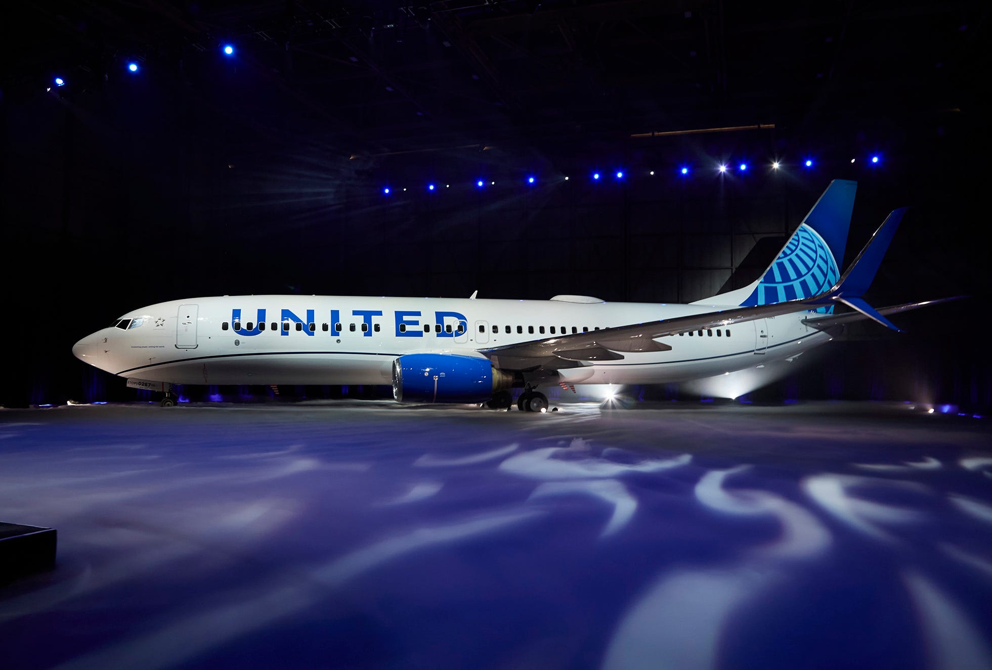 Detail United Continental Livery Nomer 6