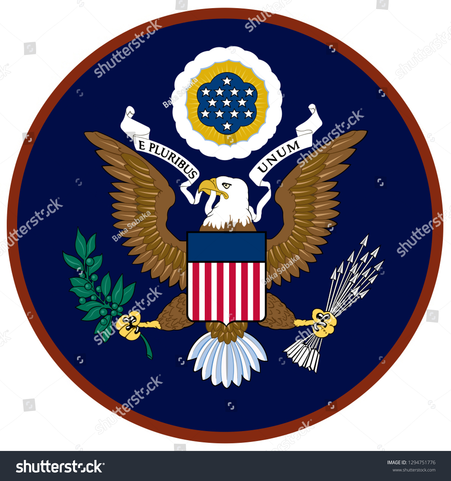 Detail United State Coat Of Arms Nomer 15