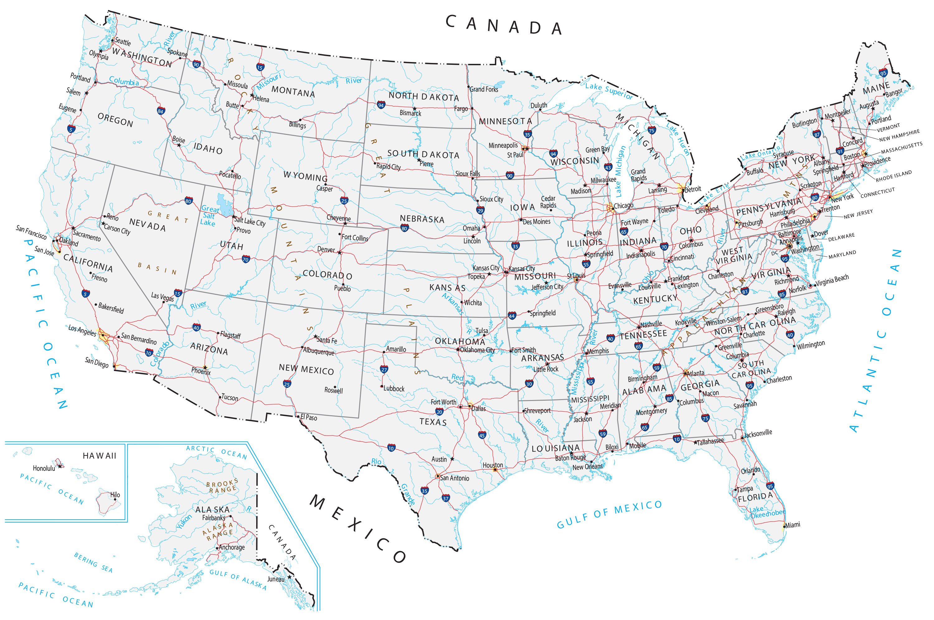 Detail United State Map Download Nomer 49