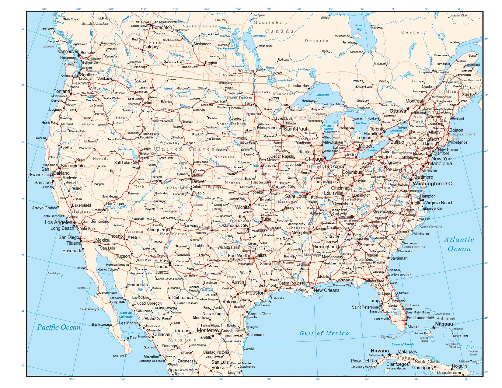 Detail United State Map Image Nomer 41