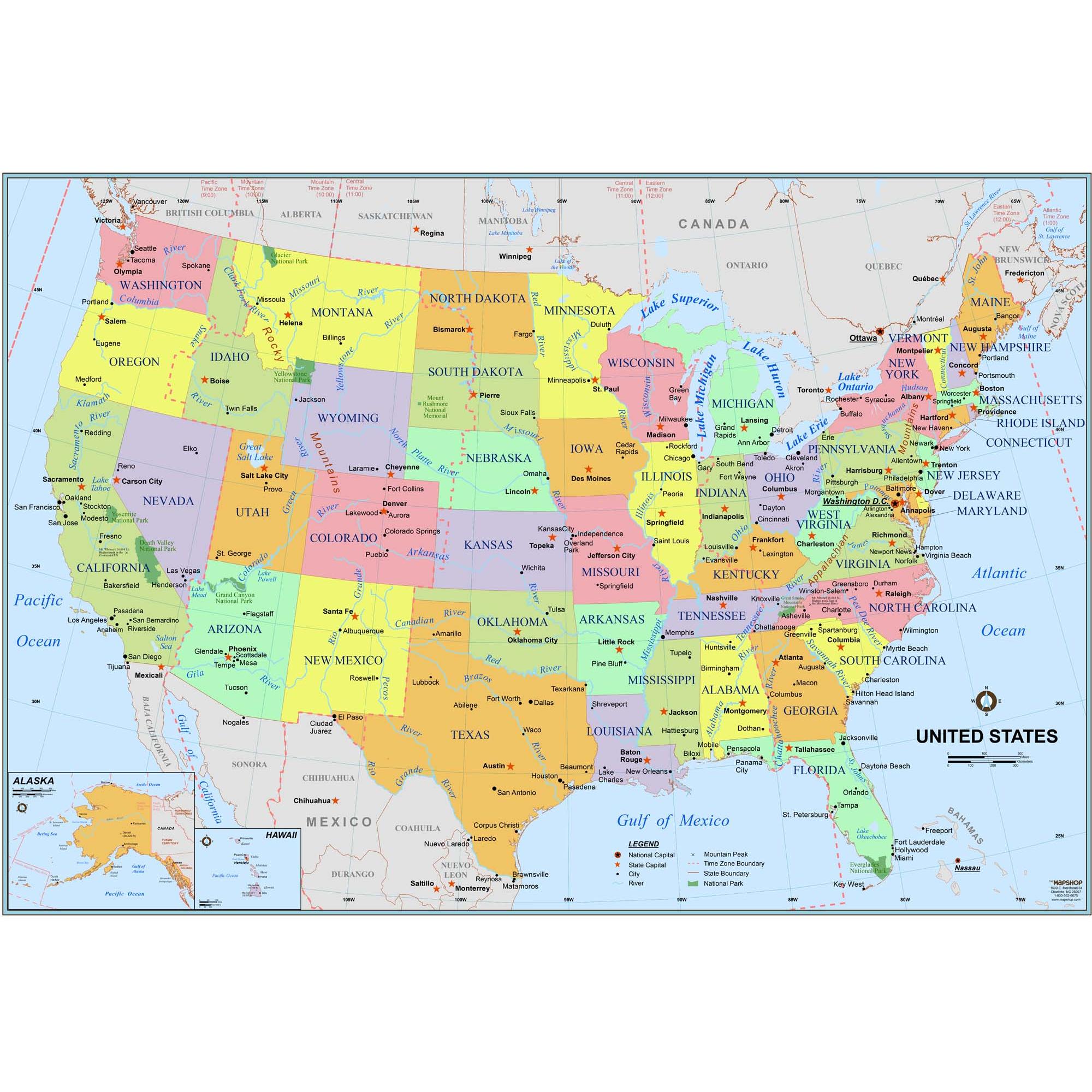 Detail United State Map Images Nomer 44