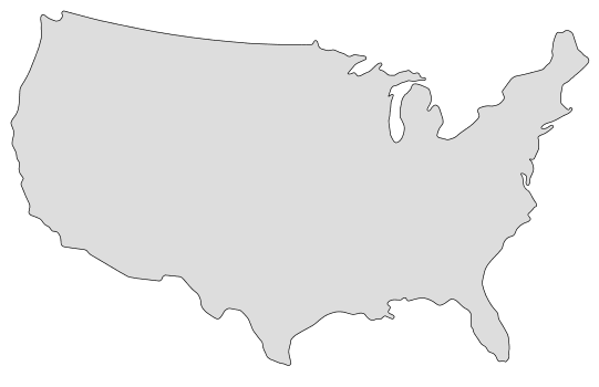 Detail United States Map Outline Png Nomer 15