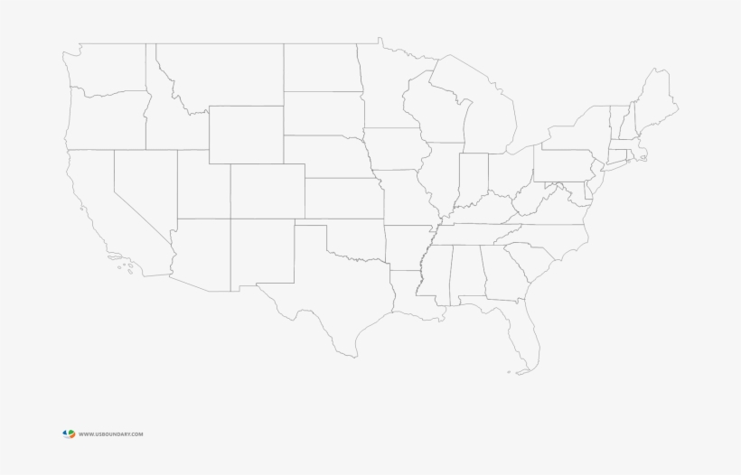 Detail United States Map Outline Png Nomer 35