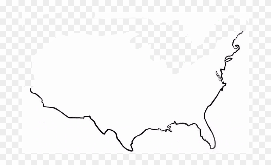 Detail United States Map Outline Png Nomer 45