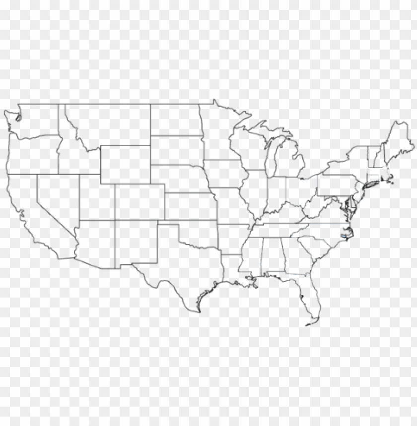 Detail United States Map Outline Png Nomer 51