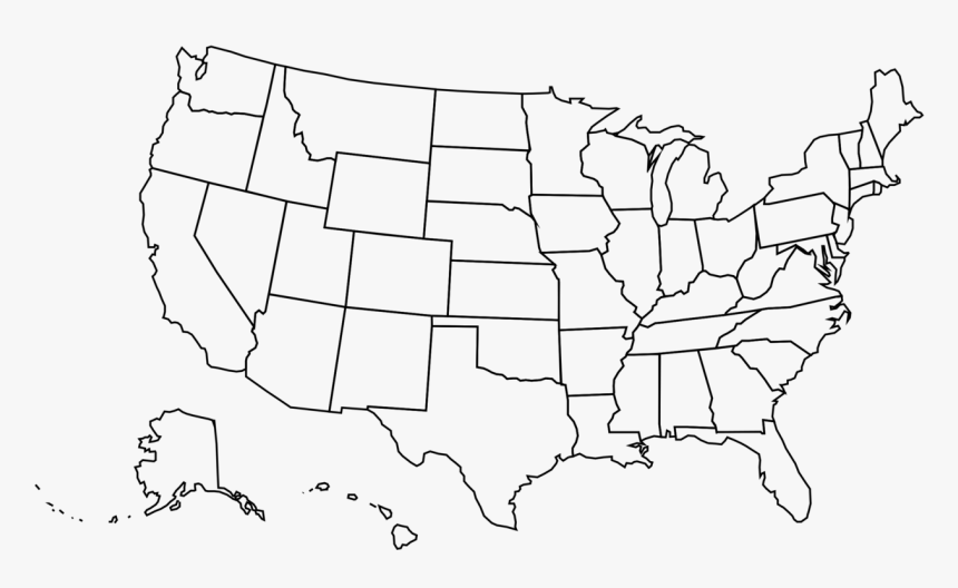 Detail United States Map Outline Png Nomer 6