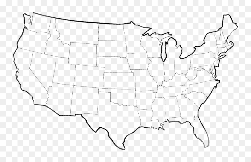 Detail United States Map Transparent Nomer 40