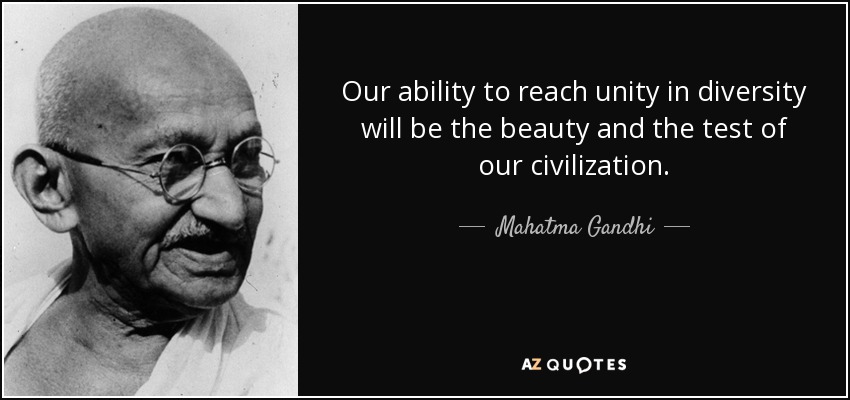 Unity In Diversity Quotes - KibrisPDR