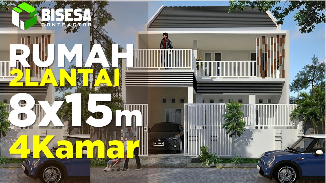 Detail Rumah 2 Lantai 8x15 Nomer 36