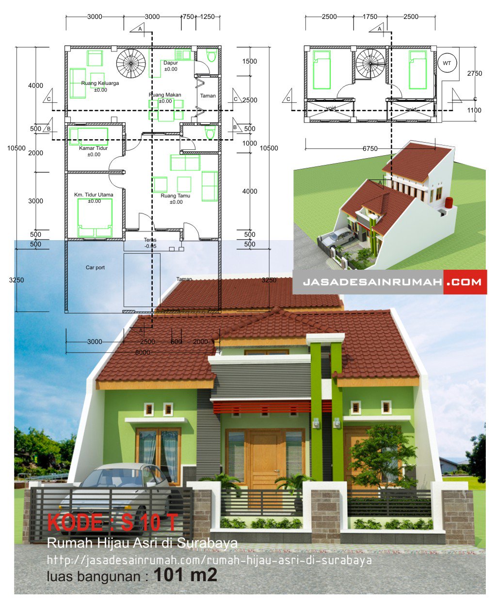 Detail Rumah 2 Lantai Sebagian Nomer 14