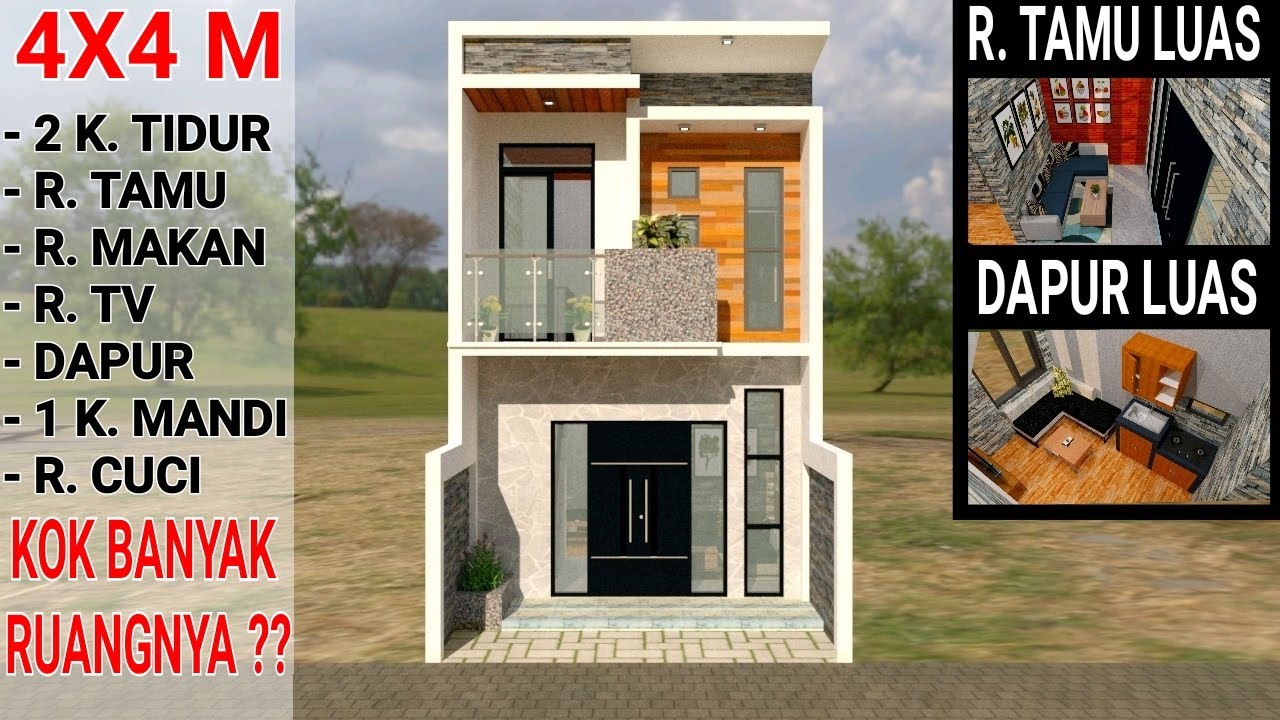 Detail Rumah 2 Tumbak Minimalis Nomer 8