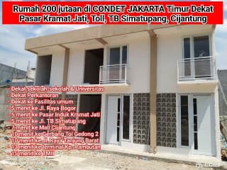 Detail Rumah 200 Juta Di Ciracas Jakarta Timur Nomer 21