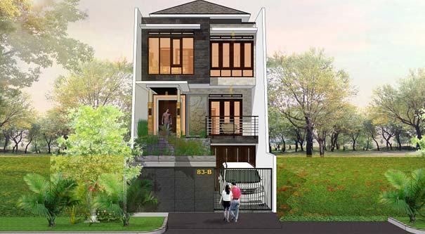 Detail Rumah 3 Lantai Minimalis Nomer 45