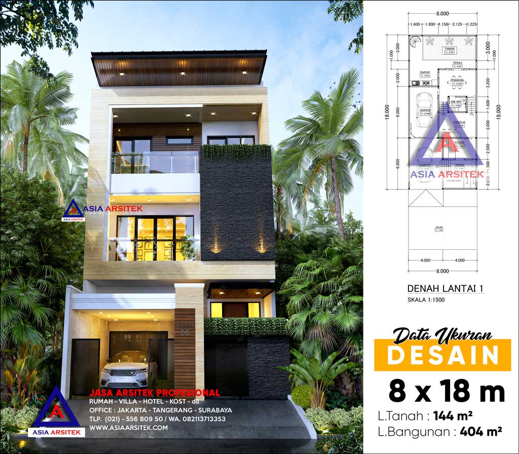 Download Rumah 3 Lantai Minimalis Modern Nomer 51