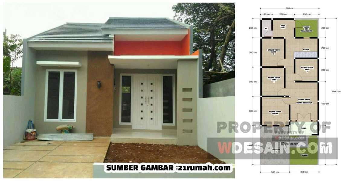 Detail Rumah 4 Kamar Tidur Satu Lantai Nomer 48