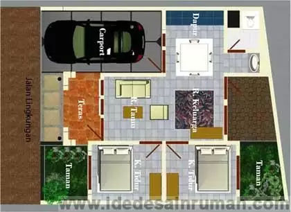 Detail Rumah 50 Meter Nomer 28