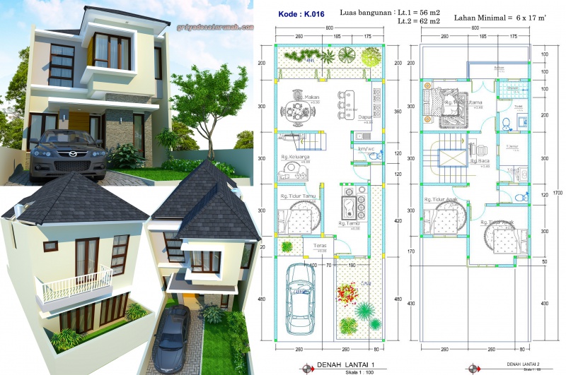 Detail Rumah 6 6 Nomer 50