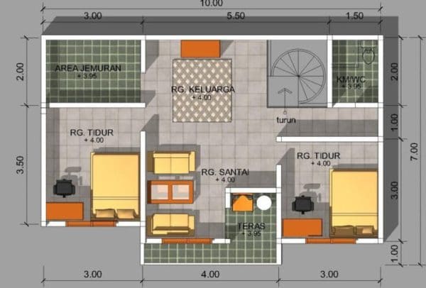 Detail Rumah 6 Kamar Nomer 52