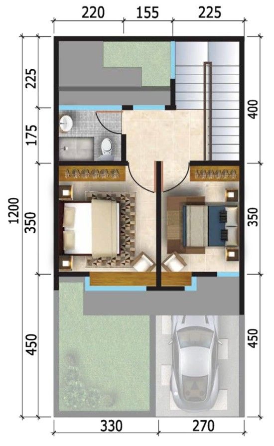 Detail Rumah 6 X 12 Nomer 32