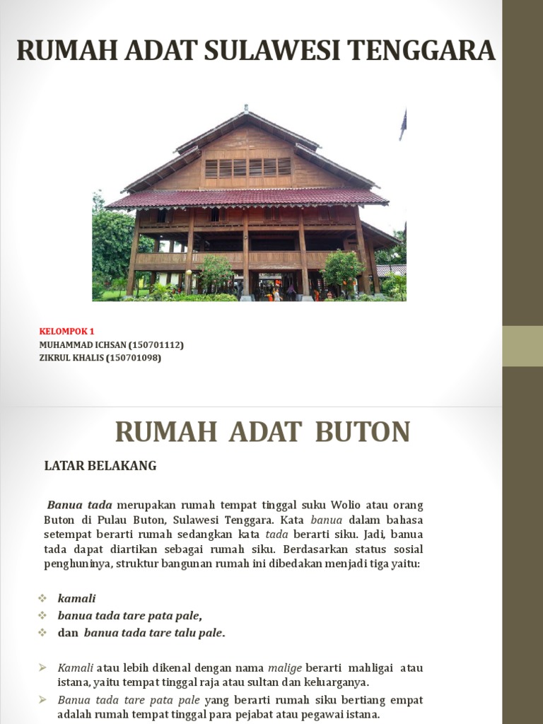 Detail Rumah Adat Buton Nomer 49