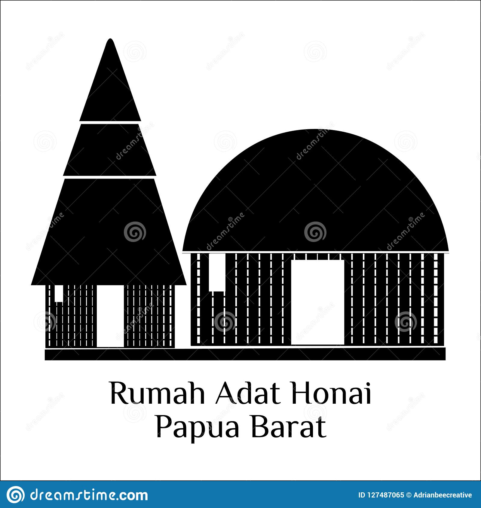 Detail Rumah Adat Honai Nomer 56