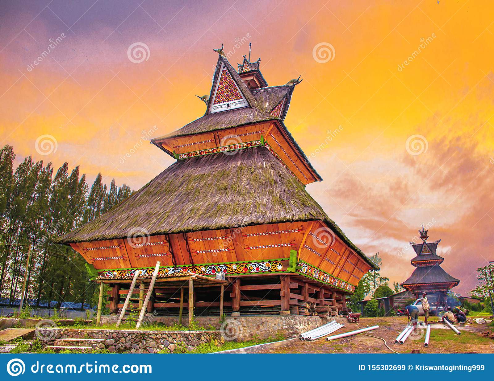 Detail Rumah Adat Karo Nomer 21