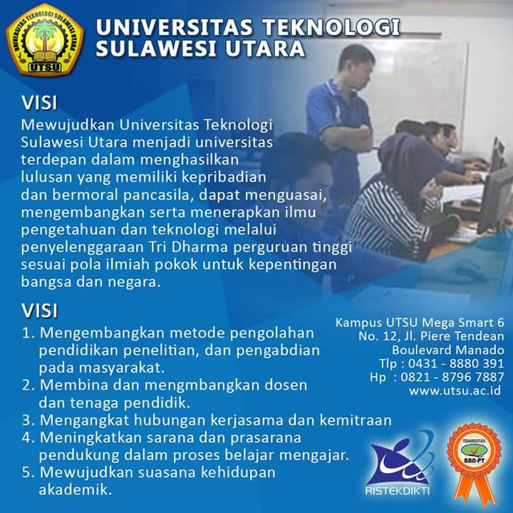 Detail Universitas Teknologi Sulawesi Utara Nomer 31
