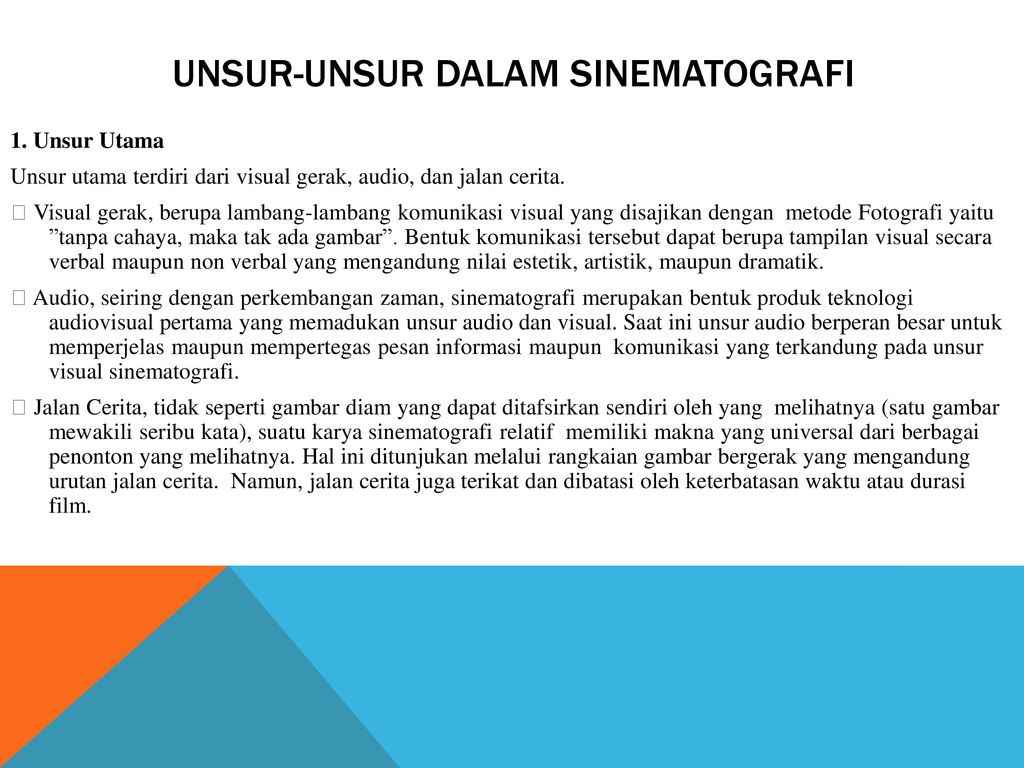 Unsur Unsur Sinematografi - KibrisPDR