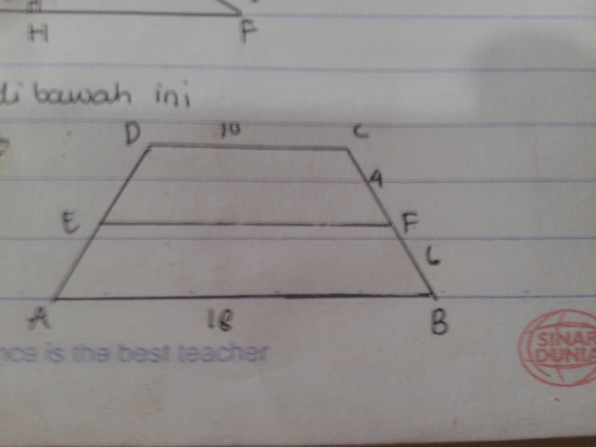 Detail Untuk Gambar Berikut Hitunglah Panjang Ef Nomer 3