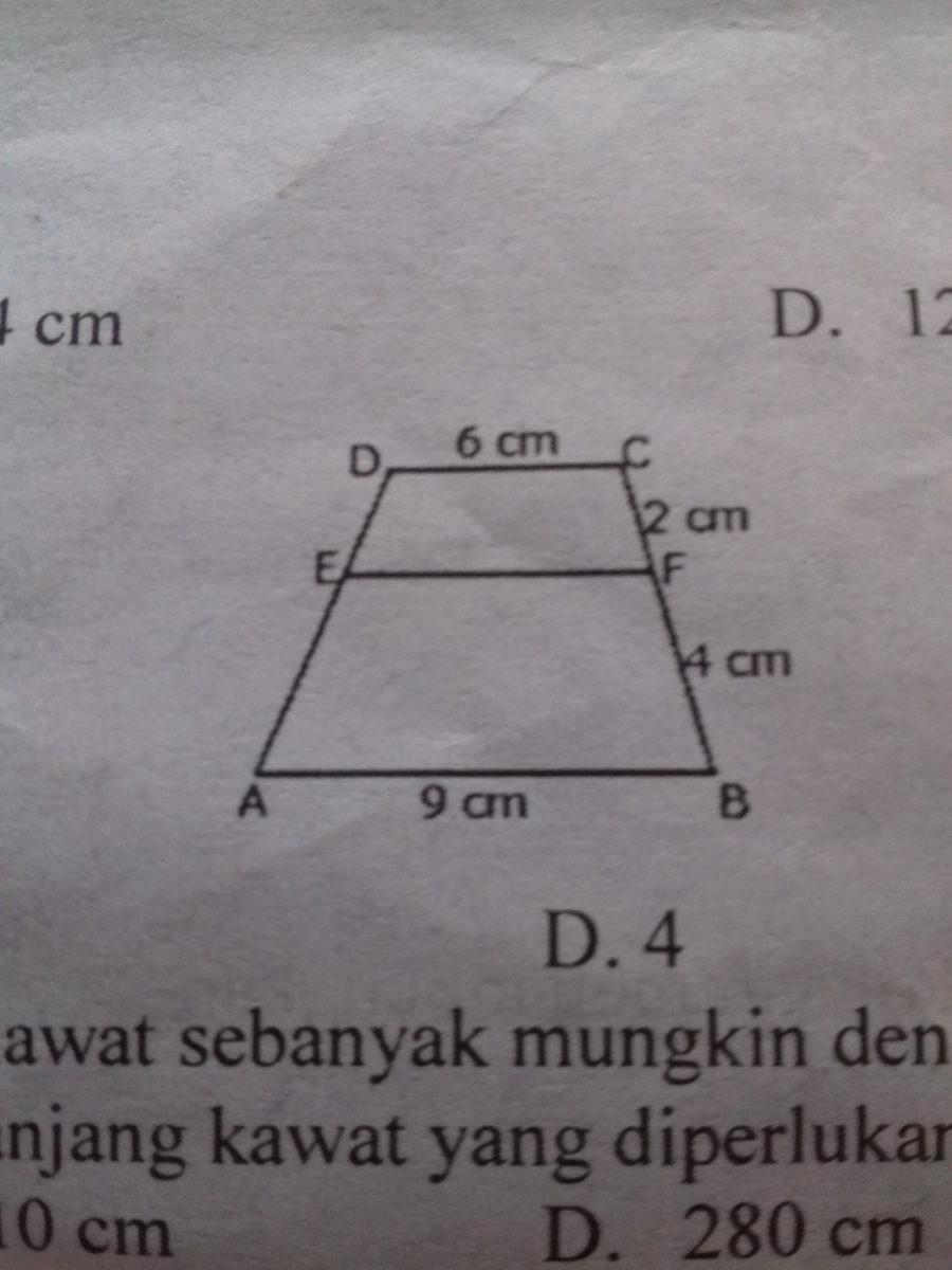 Detail Untuk Gambar Berikut Hitunglah Panjang Ef Nomer 24