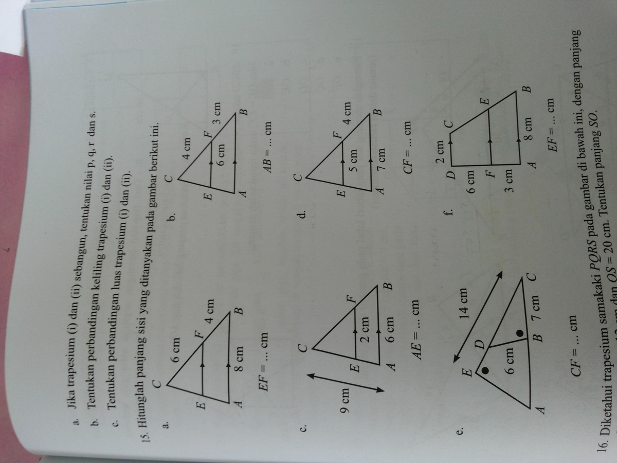 Detail Untuk Gambar Berikut Hitunglah Panjang Ef Nomer 27