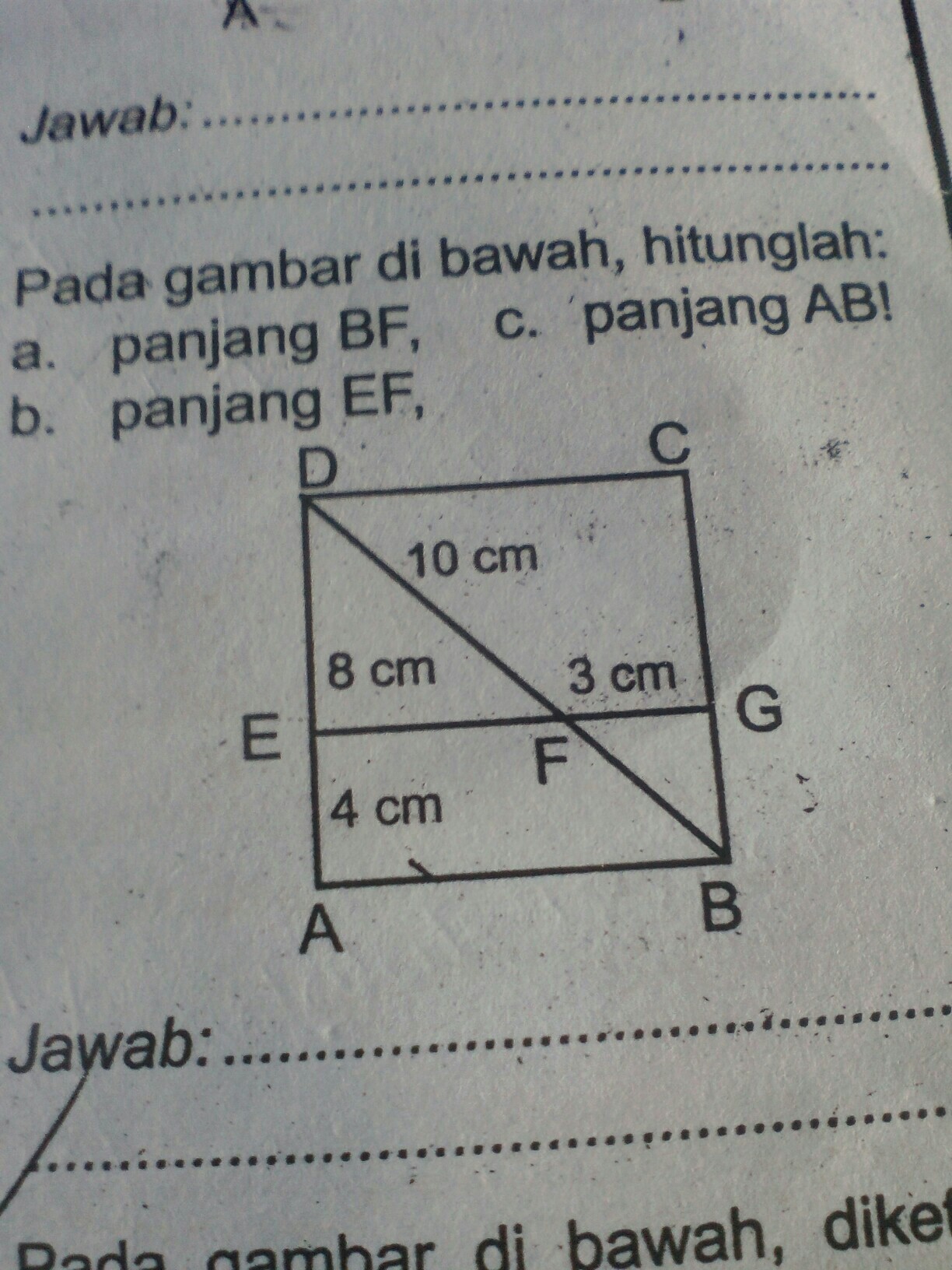 Detail Untuk Gambar Berikut Hitunglah Panjang Ef Nomer 48