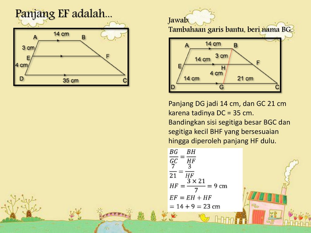 Detail Untuk Gambar Berikut Hitunglah Panjang Ef Nomer 52