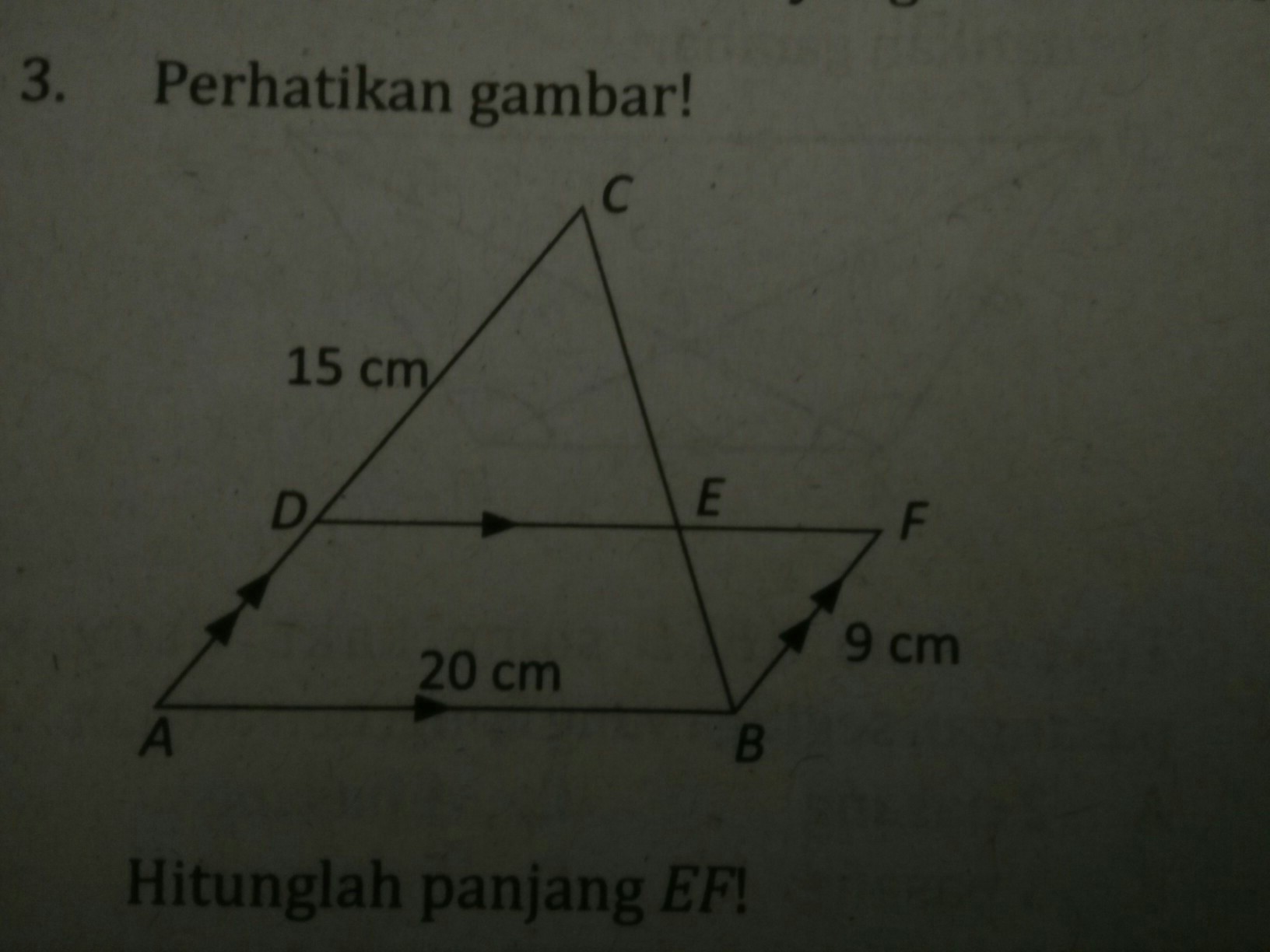 Detail Untuk Gambar Berikut Hitunglah Panjang Ef Nomer 8