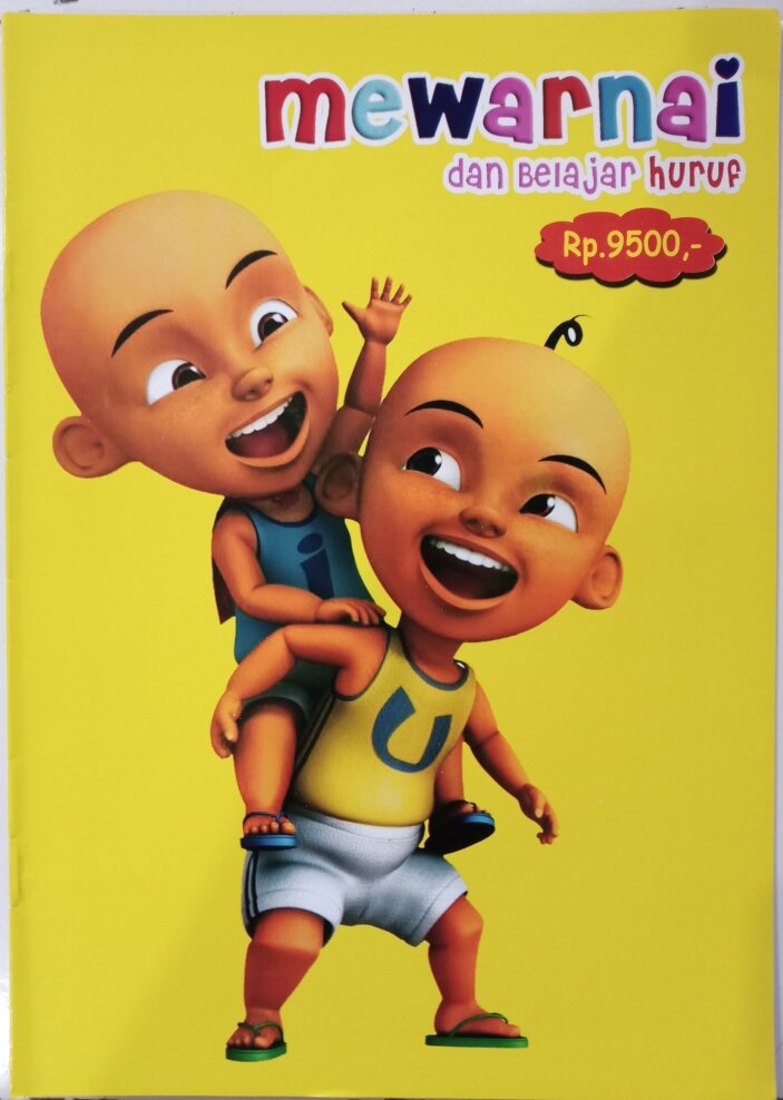 Detail Upin Ipin Gambar Mewarnai Nomer 49