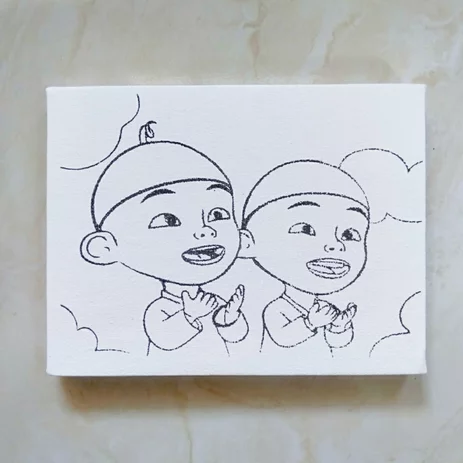 Detail Upin Ipin Hitam Putih Nomer 42