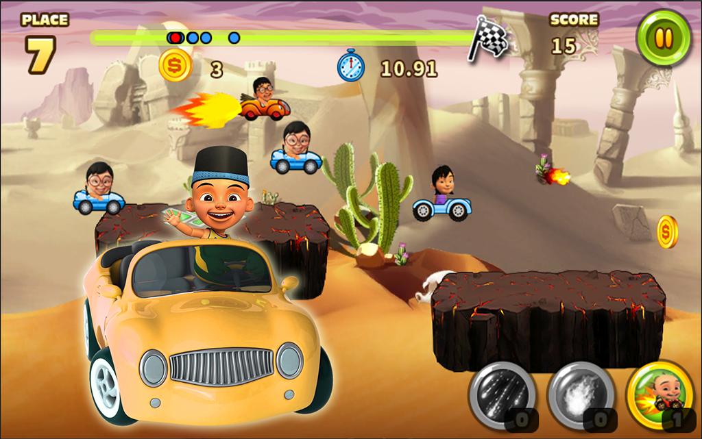 Detail Upin Ipin Naik Mobil Nomer 13