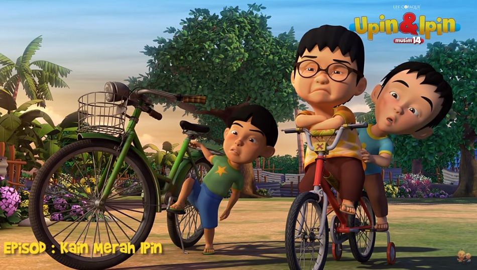 Detail Upin Ipin Naik Mobil Nomer 38