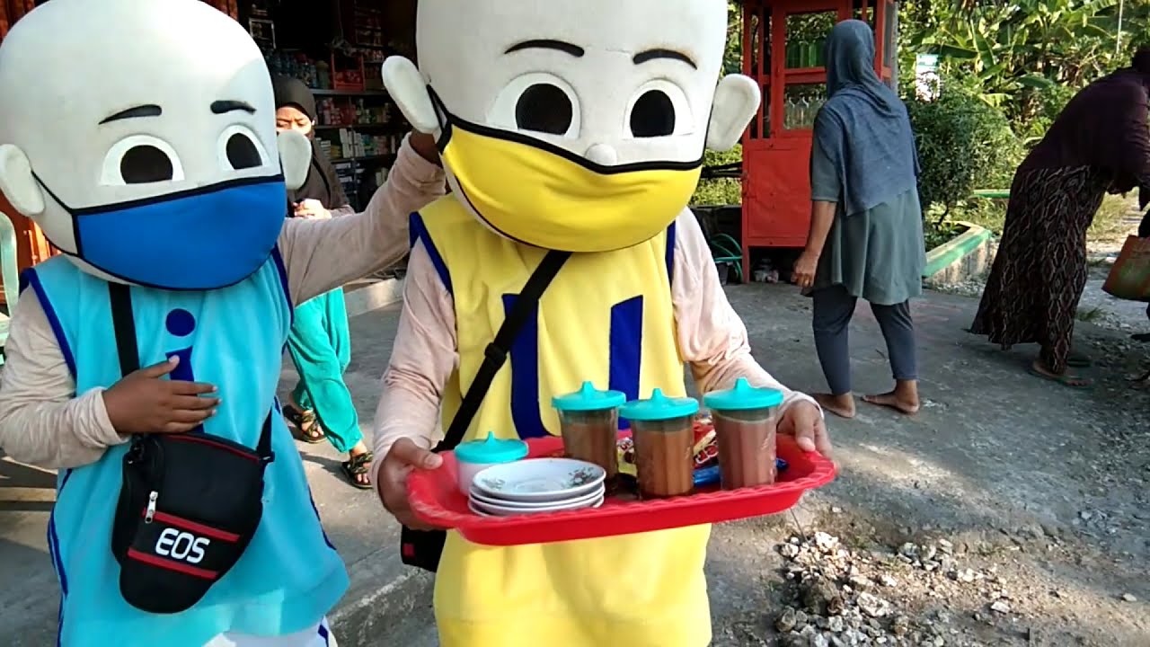 Detail Upin Ipin Pakai Masker Nomer 26