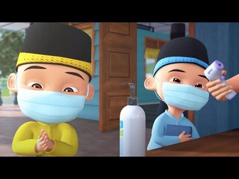 Detail Upin Ipin Pakai Masker Nomer 56