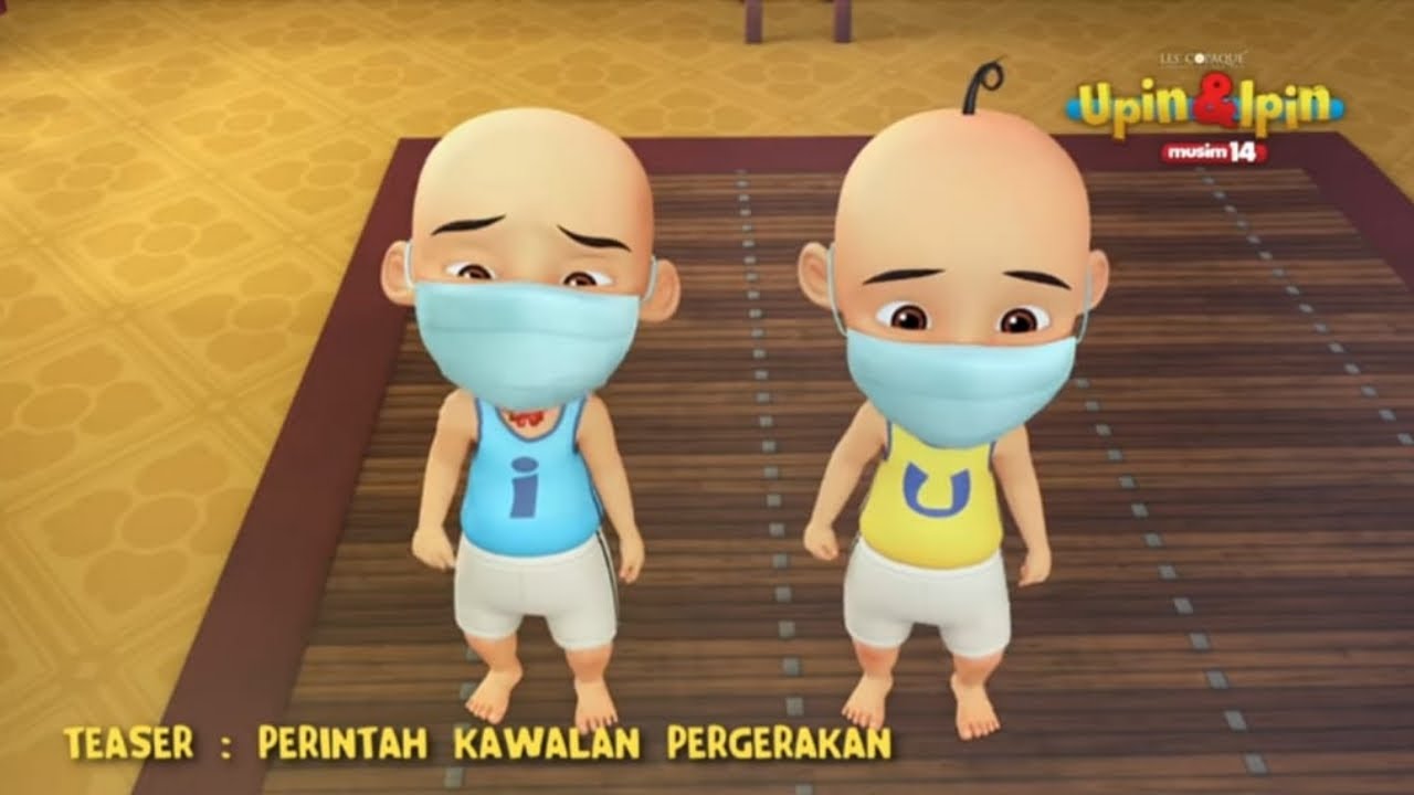 Detail Upin Ipin Pakai Masker Nomer 8