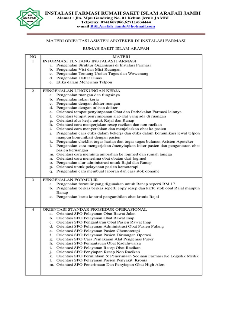 Detail Uraian Tugas Asisten Apoteker Di Rumah Sakit Nomer 29