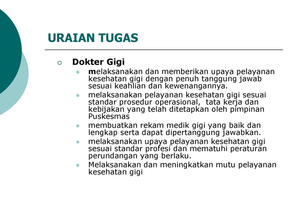 Detail Uraian Tugas Dokter Umum Rumah Sakit Nomer 50