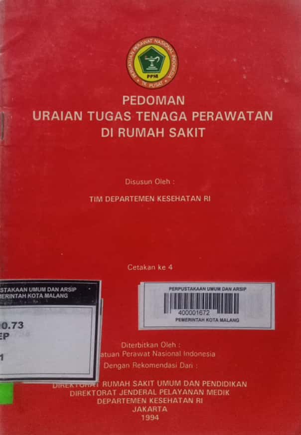 Detail Uraian Tugas Perawat Di Rumah Sakit Nomer 51