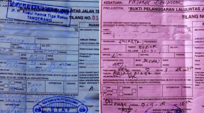 Detail Urus Surat Tilang Biru Nomer 28