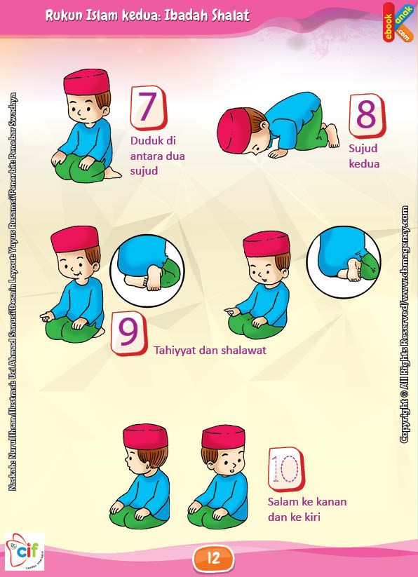 Detail Urutan Gerakan Sholat Dengan Gambar Nomer 19