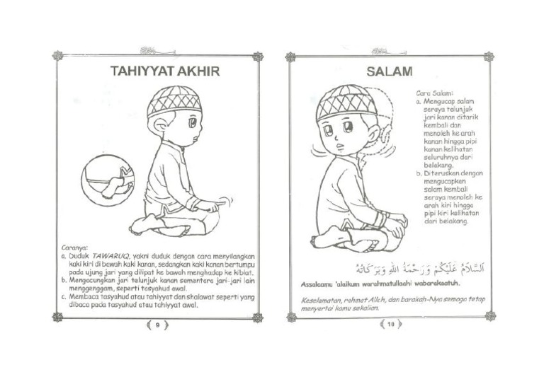 Detail Urutan Gerakan Sholat Dengan Gambar Nomer 50