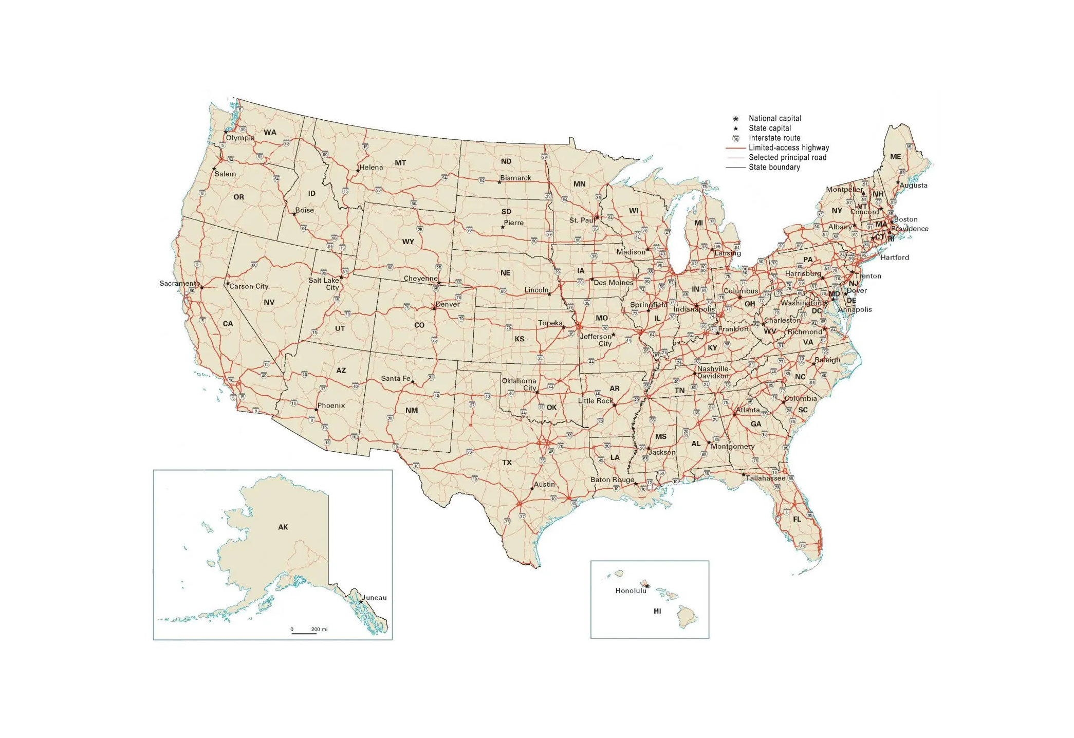 Detail Us Map Downloadable Nomer 12